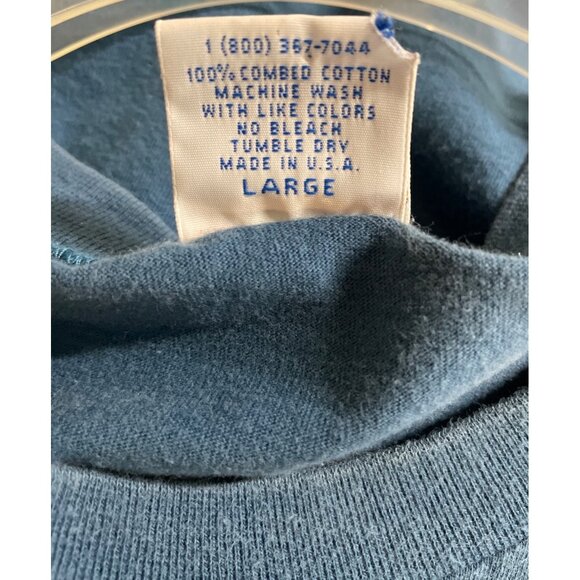 Vintage 90s San Francisco Golden Gate Bridge Embroidered Souvenir T-Shirt Large - Picture 9 of 9